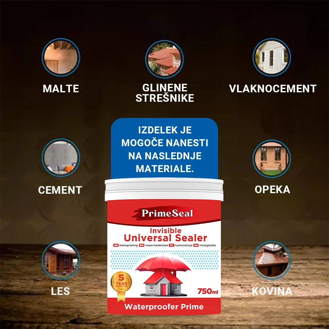 Priehľadný hydroizolant - PrimeSeal