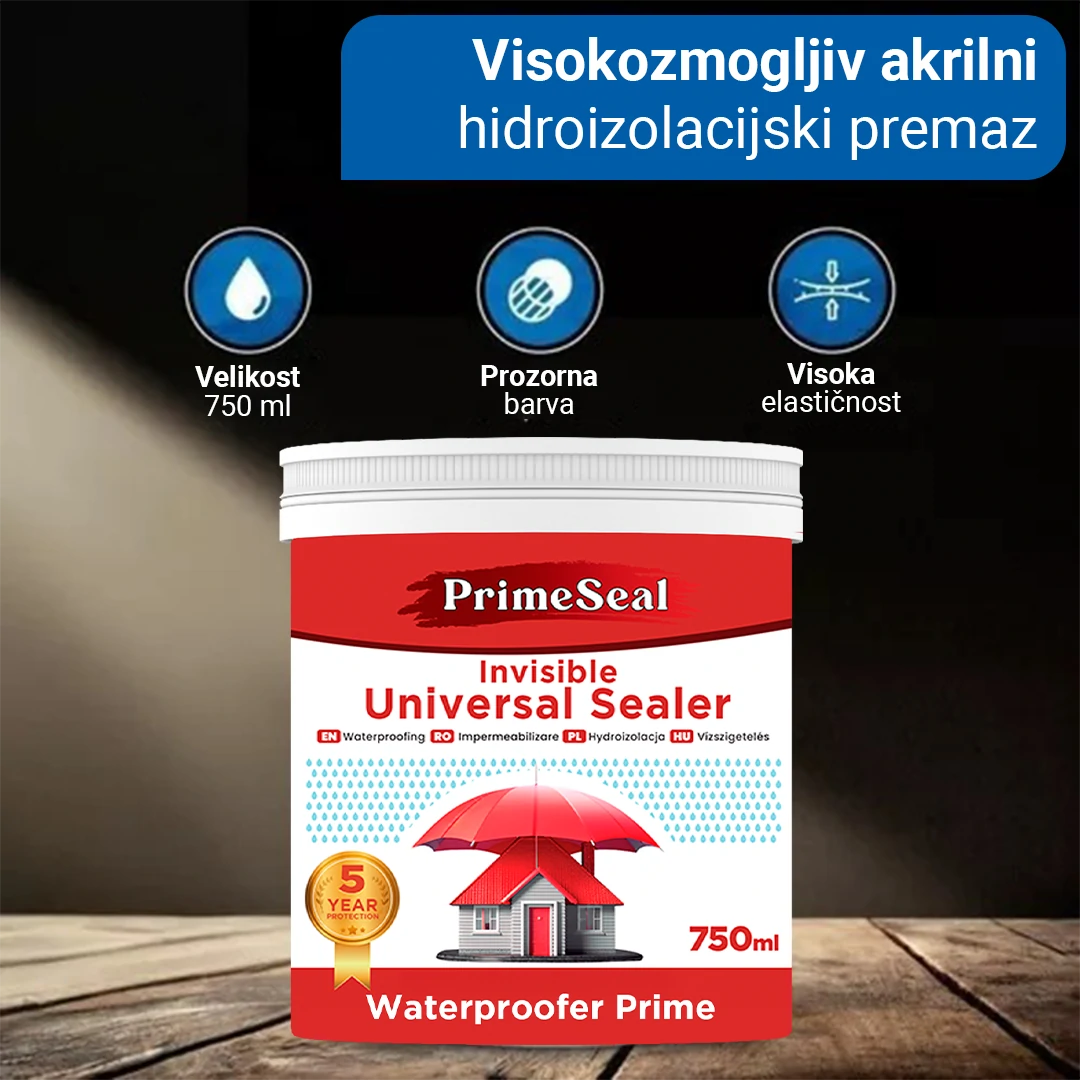 Priehľadný hydroizolant - PrimeSeal